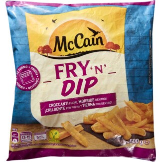 Mccain Batatas Crocantes Fry'N Dip embalagem 500 g