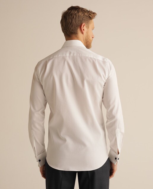 Camisa de hombre Emidio Tucci classic lisa blanca