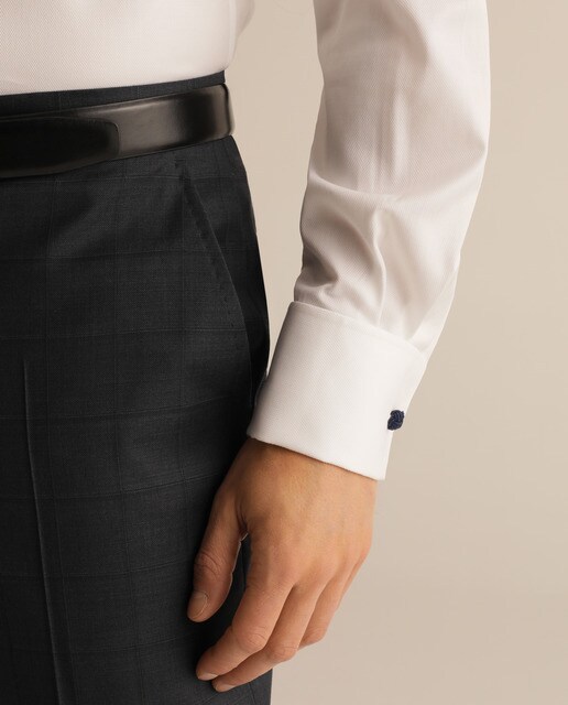 Camisa de hombre Emidio Tucci classic lisa blanca