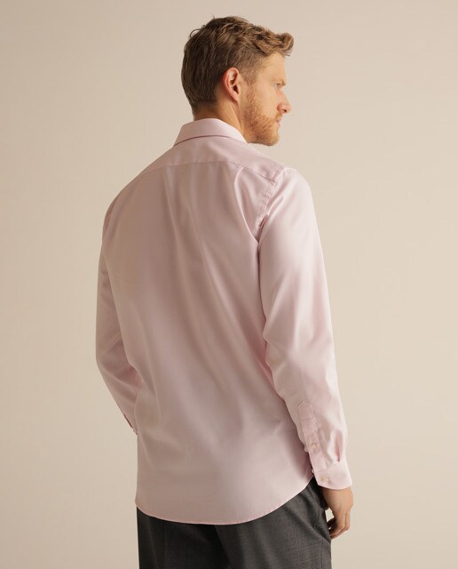 Camisa de hombre Emidio Tucci classic lisa rosa