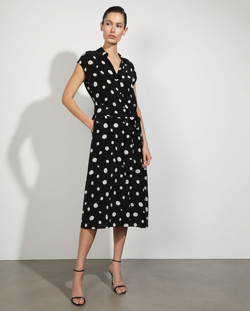 Vestido camisero 100% seda