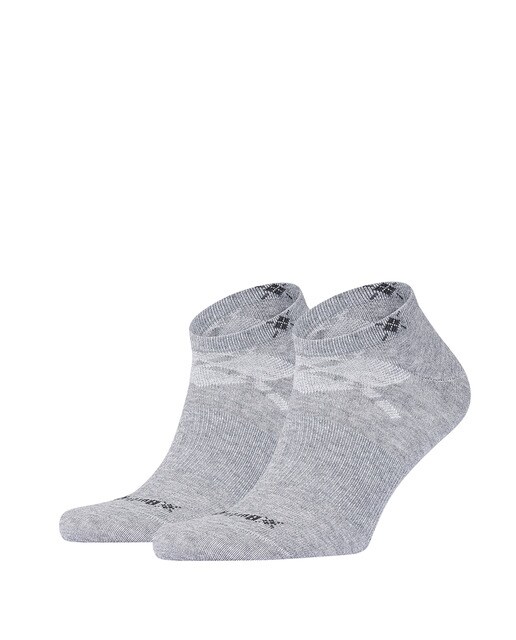 Pack de dos pares de calcetines de hombre Burlington tobilleros azules