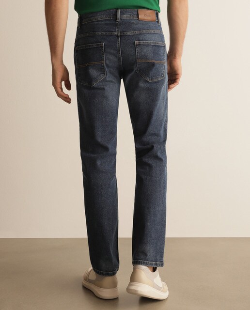 Vaquero de hombre Dustin regular azul