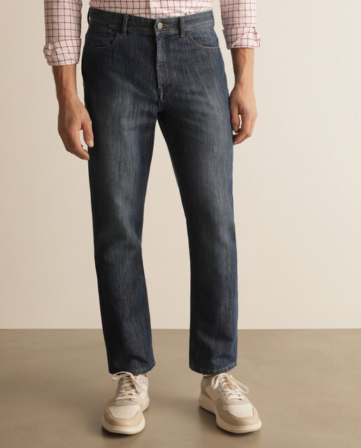 Vaquero de hombre Dustin regular azul
