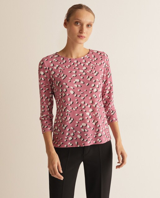 T-shirt estampada de mulher