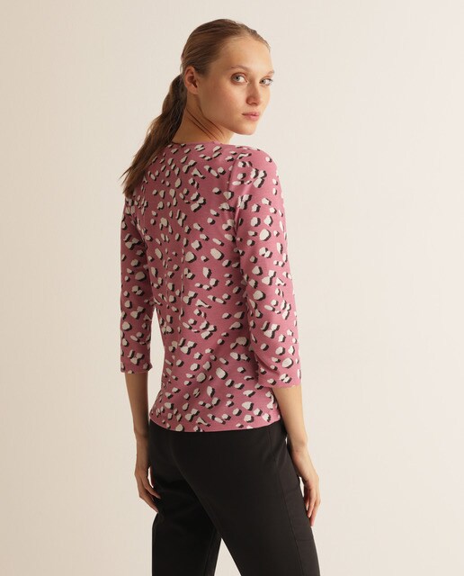 T-shirt estampada de mulher