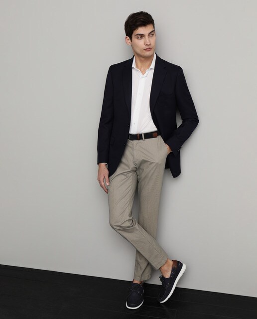 Americana de hombre Emidio Tucci regular de saco azul