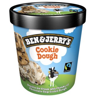 Ben & Jerry's Gelado Cookie Dough embalagem 465 ml
