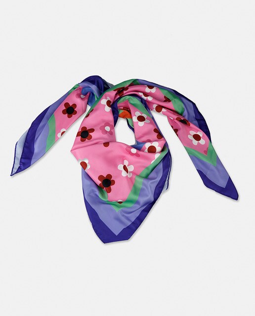 Pañuelo Fun & Basic multicolor con estampado floral