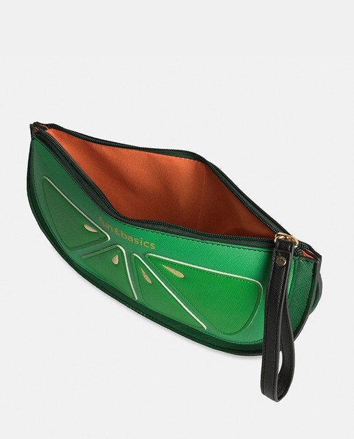 Estuche lima Fun & Basic en verde con cremallera