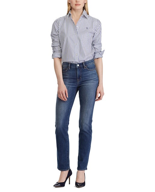 Jeans skinny lisas de mulher