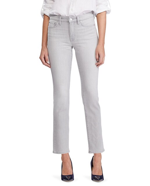 Jeans straight lisas de mulher