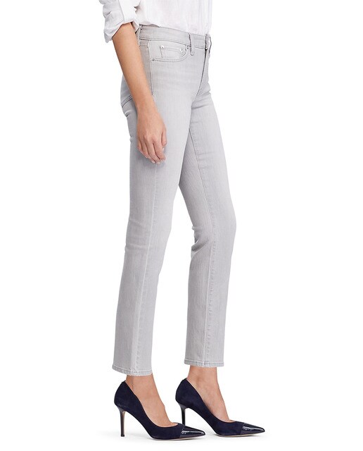 Jeans straight lisas de mulher
