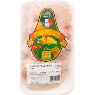 Buchinger Asas de Frango Kosher embalagem 500 g