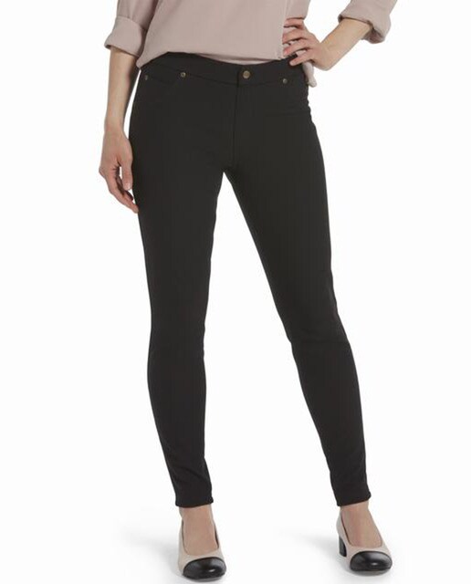 Leggins Hue denim liso afelpado