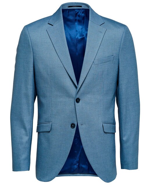 Chaqueta de traje de hombre slim azul claro