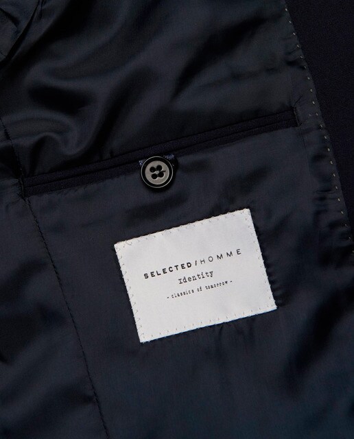Chaqueta de traje hombre Selected azul