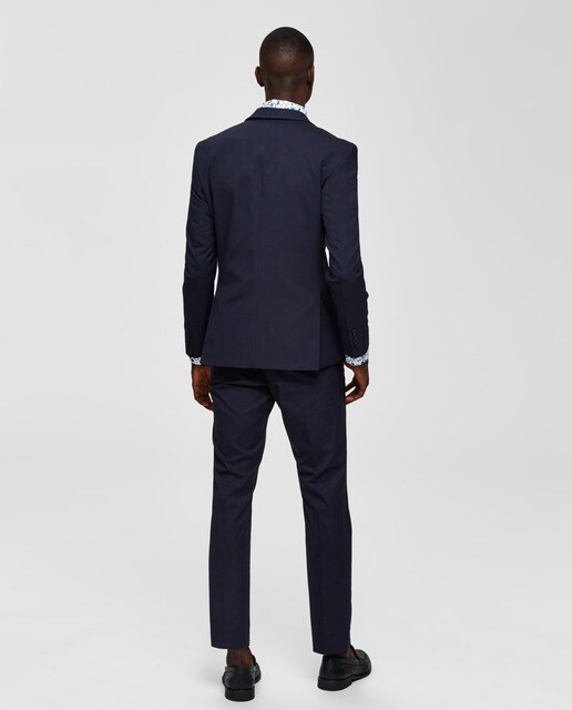Chaqueta de traje hombre Selected azul