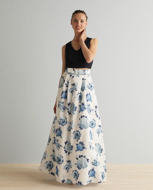 Vestido de dos piezas sin mangas