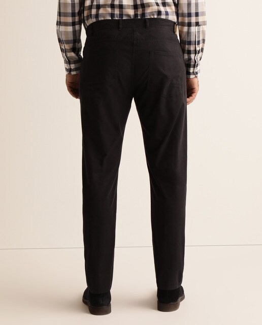 Pantalón de cinco bolsillos de hombre regular azul marino tallas grandes