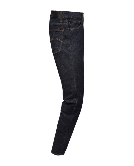 Bermudas de ganga azuis de menino