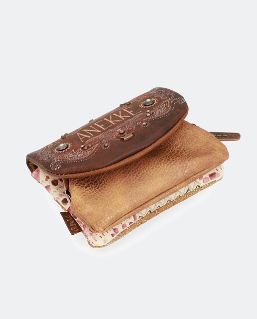 Monedero de mujer Anekke Arizona estampado con doble compartimento