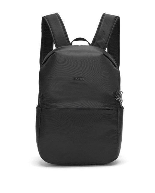 Mochila para portátil anti roubo unissexo Cruise Essentials de poliéster reciclado preta