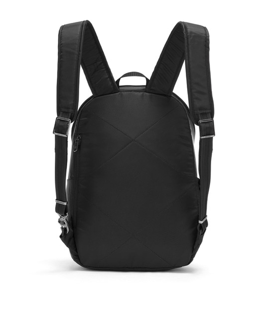 Mochila para portátil anti roubo unissexo Cruise Essentials de poliéster reciclado preta