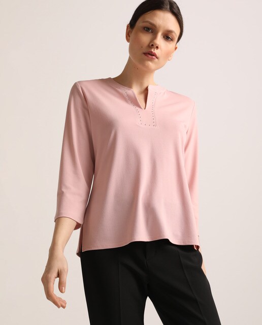 T-shirt lisa de mulher