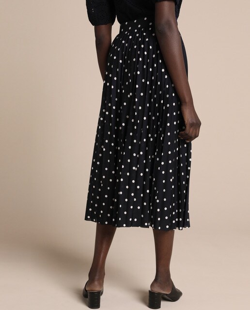 Falda larga plisada Woman Collection