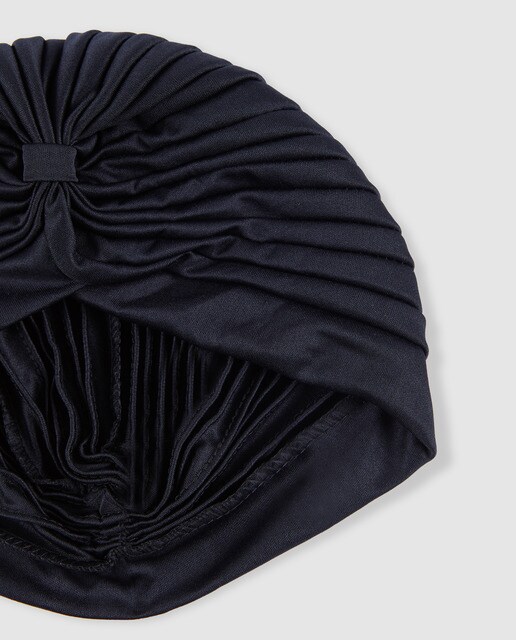 Turbante Araban plisado en color negro