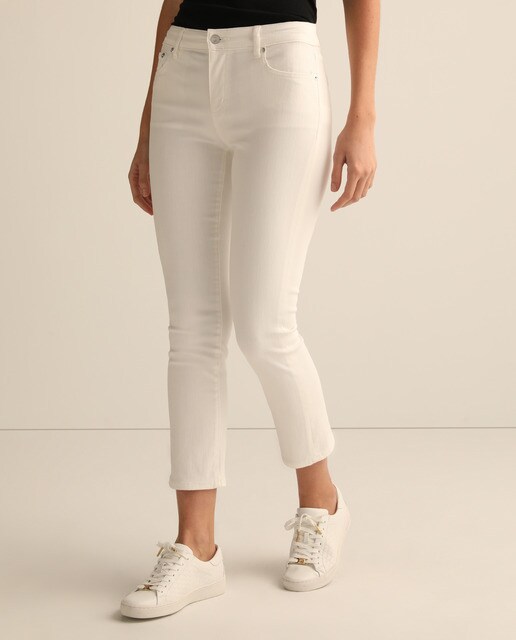 Jeans straight lisas de mulher