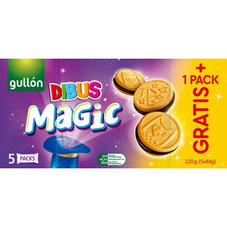 Gullón Dibus Bolachas Magic embalagem 220 g