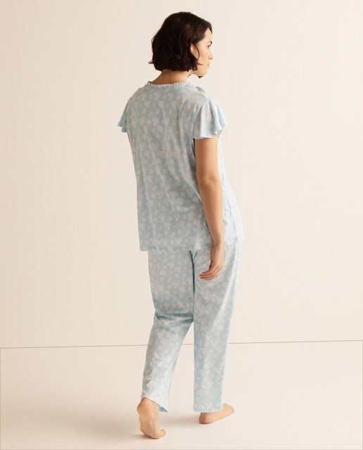Pijama completo de tallas grandes Tejido Soft estampado