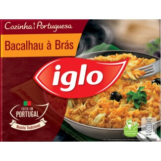 Iglo Bacalhau à Brás embalagem 500 g
