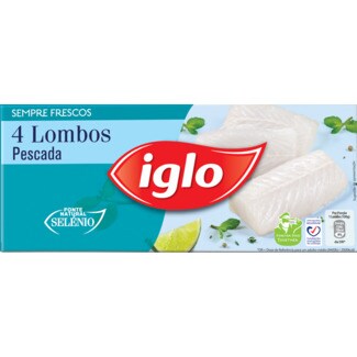 Iglo Lombos de Pescada embalagem 400 g
