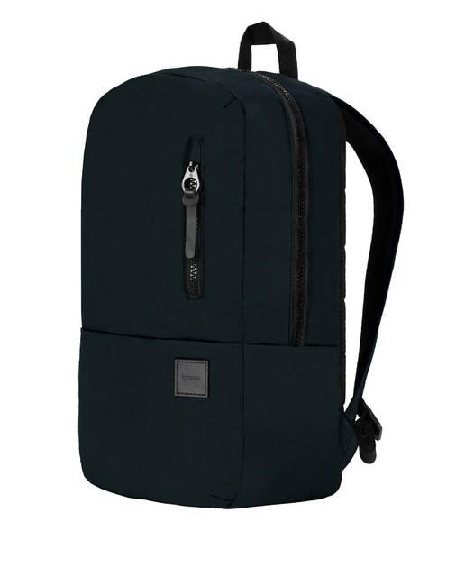 Mochila azul com fecho de correr