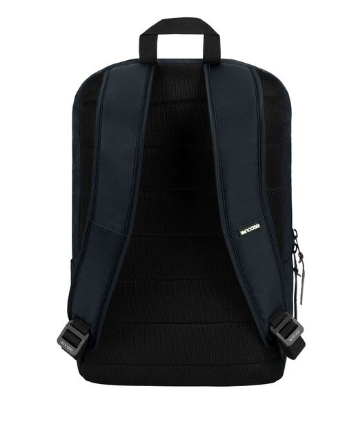 Mochila azul com fecho de correr