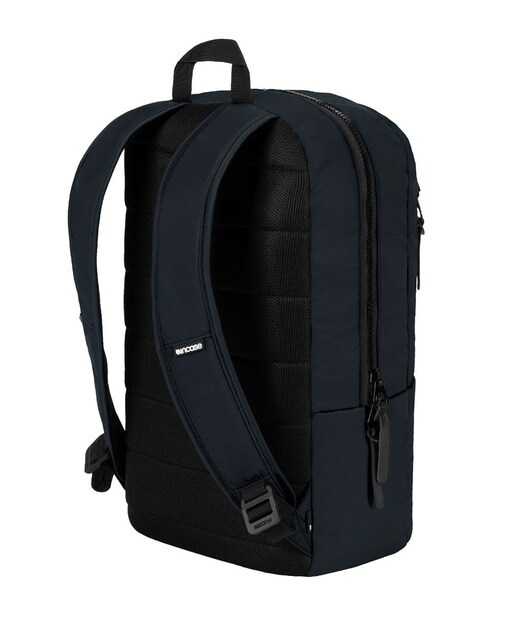 Mochila azul com fecho de correr