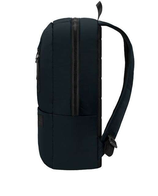 Mochila azul com fecho de correr