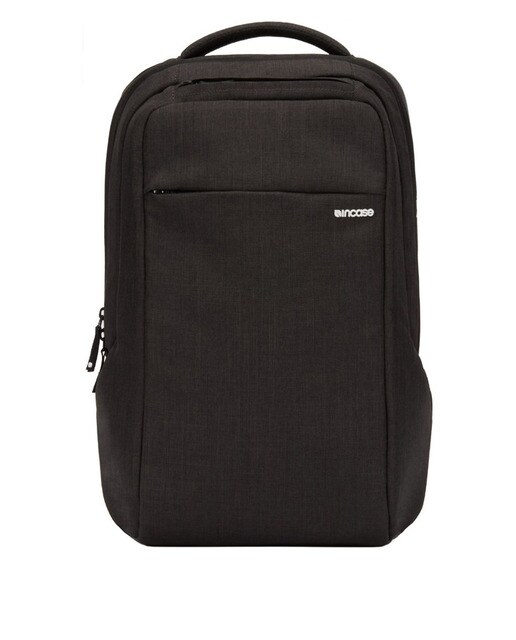 Mochila de homem Incase cinzenta com fecho de correr