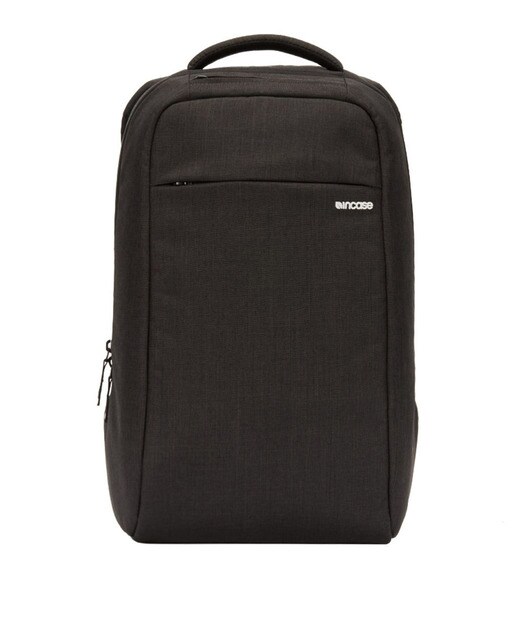 Mochila de homem Incase cinzenta com fecho de correr
