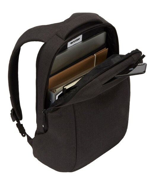 Mochila de homem Incase cinzenta com fecho de correr