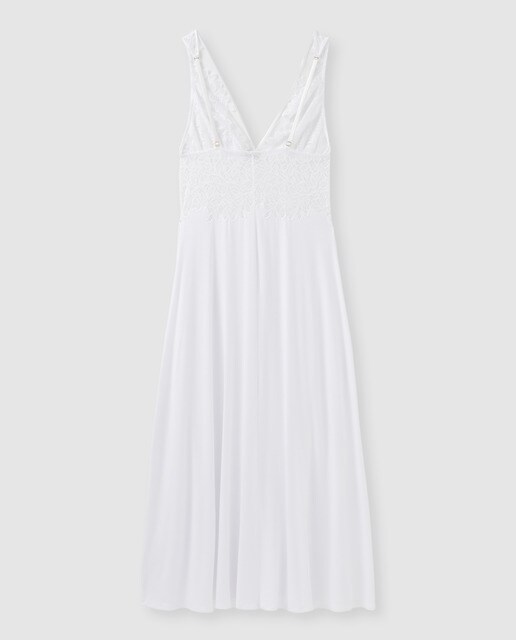 Camisón Wedding modal con encaje