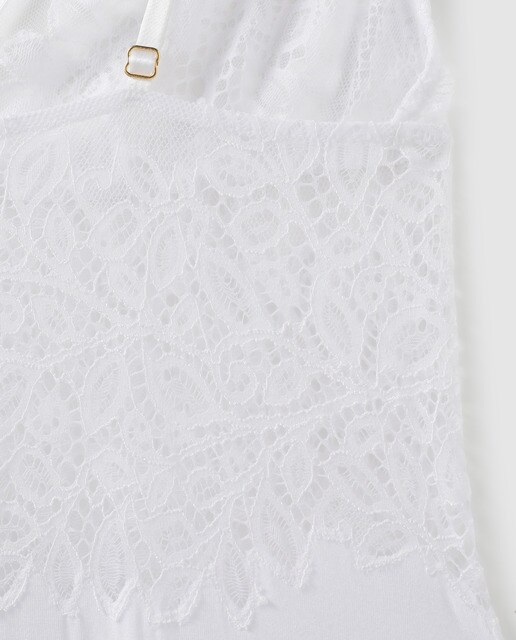 Camisón Wedding modal con encaje