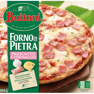 Buitoni Forno di Pietra Pizza de Fiambre e Queijo embalagem 350 g