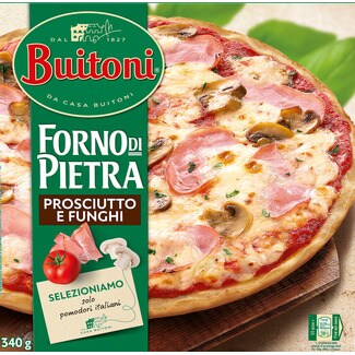 Buitoni Forno di Pietra Pizza de Presunto e Cogumelos embalagem 340 g