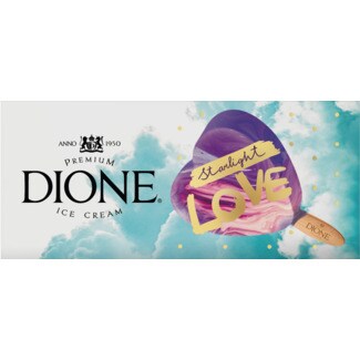 Dione Gelado Starlight Love embalagem 80 ml