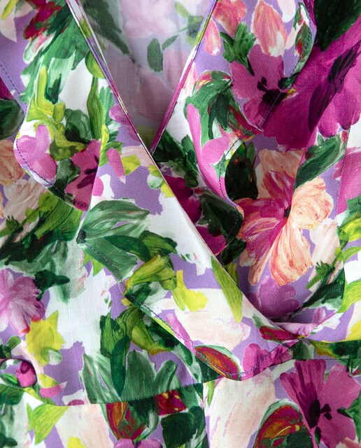 Blusa de mujer cruzada con botones