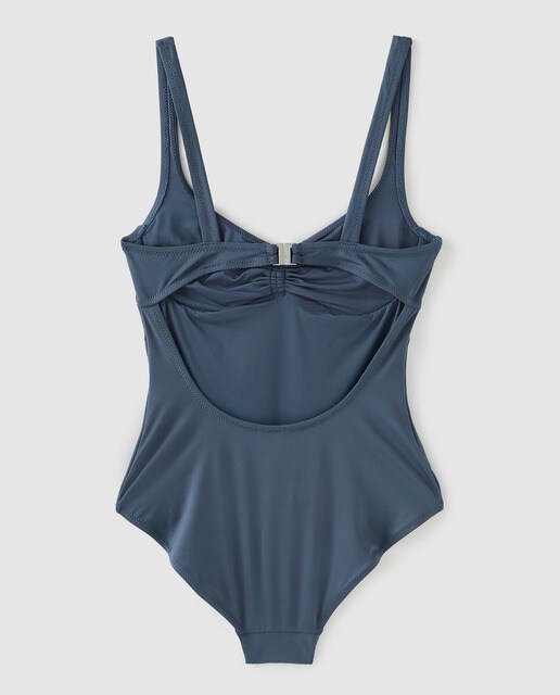 Bañador camiseta de mujer materiales reciclados